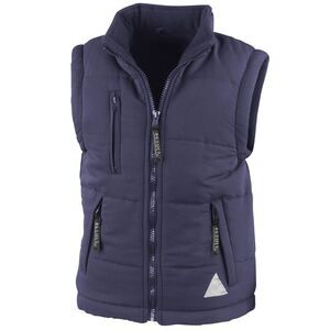 Result Childrens/Kids Ultra Padded Vest / Navy